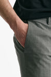 Pantalone EDGE- DIECI in lana stretch grigio chiaro men Pt torino - 6