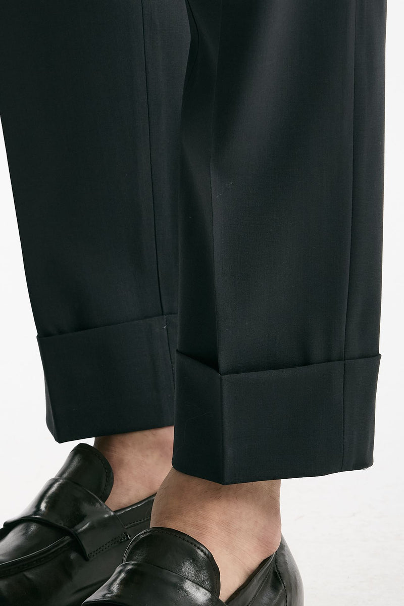 Pantalone EDGE-CLUB in lana stretch grigio men Pt torino - 8