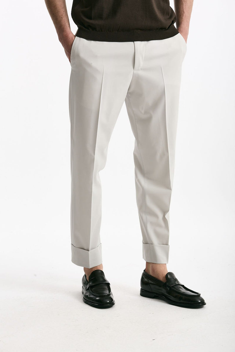 Pantalone EDGE-CLUB in lana stretch ghiaccio men Pt torino - 1