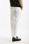 Pantalone EDGE-REBEL in cotone stretch bianco men Pt torino - 3