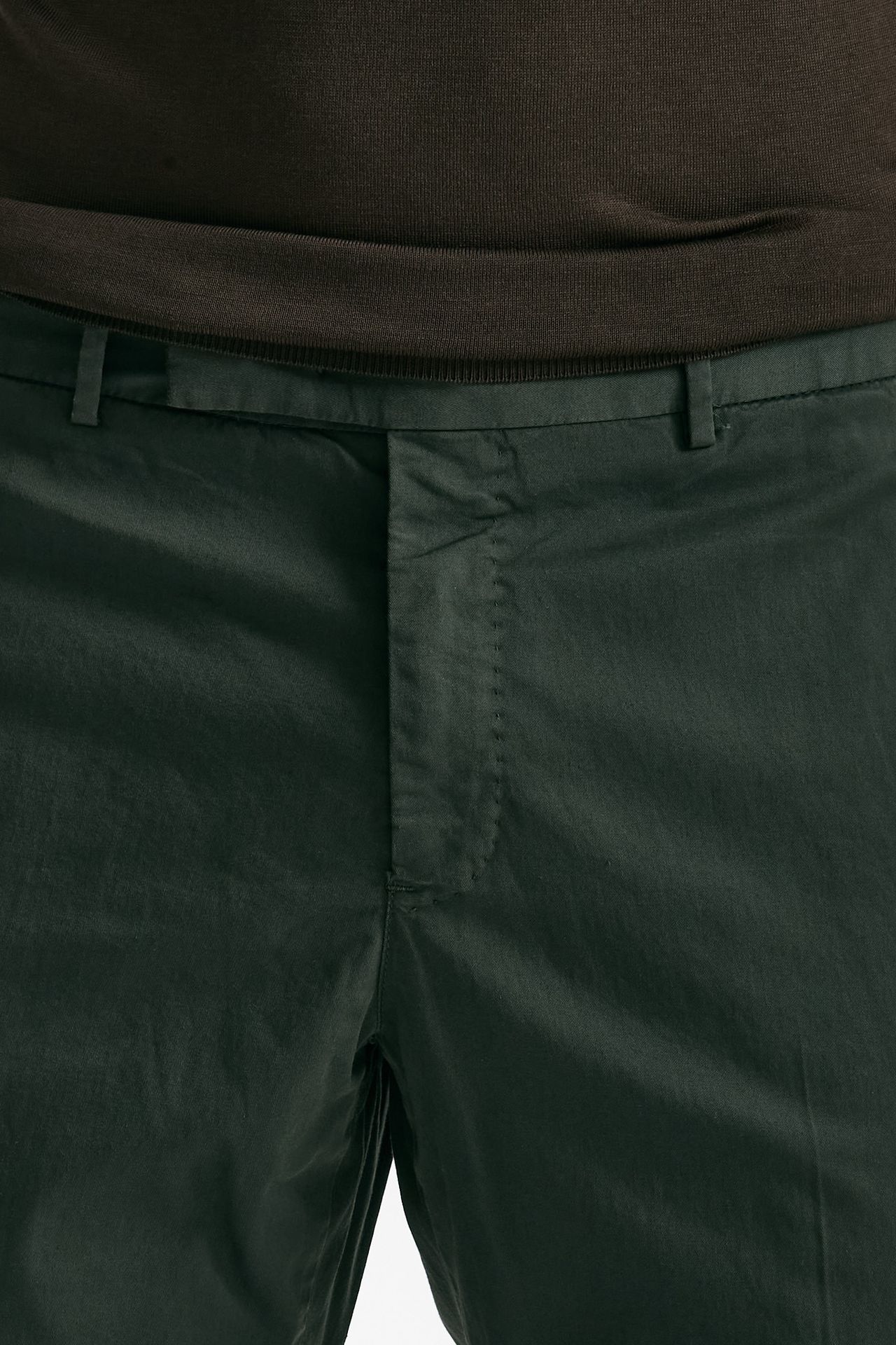 Pantalone EDGE-REBEL in cotone stretch verde men Pt torino - 5