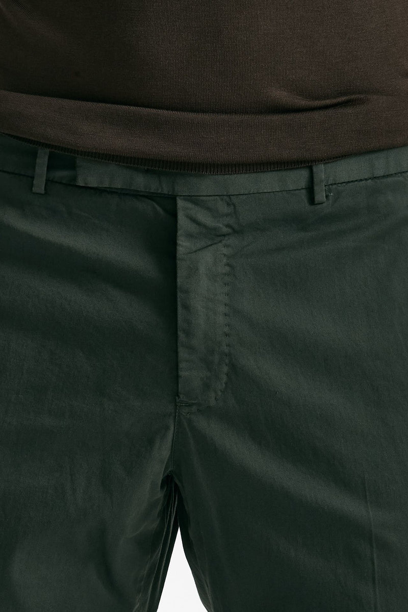 Pantalone EDGE-REBEL in cotone stretch verde men Pt torino - 5