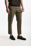 Pantalone EDGE-REBEL in cotone stretch cammello men Pt torino - 4