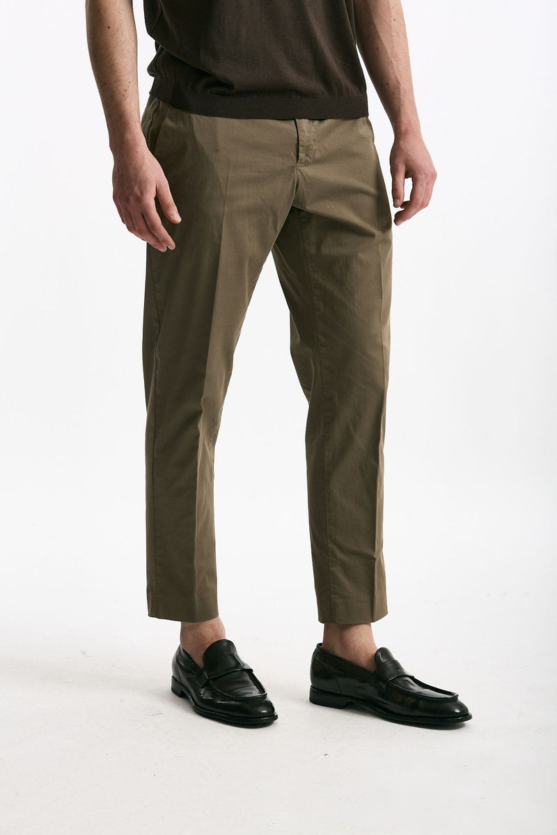 Pantalone EDGE-REBEL in cotone stretch cammello men Pt torino - 4