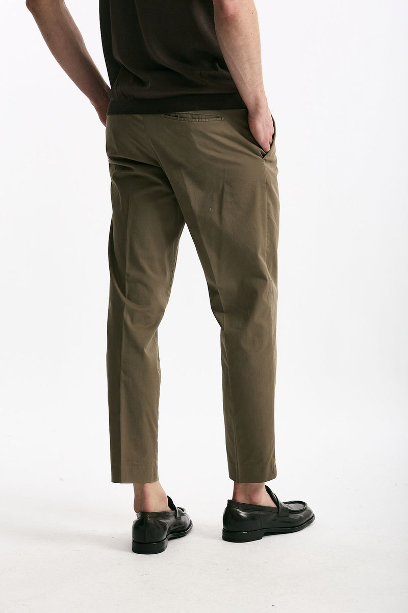 Pantalone EDGE-REBEL in cotone stretch cammello men Pt torino - 3
