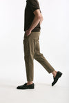 Pantalone EDGE-REBEL in cotone stretch cammello men Pt torino - 1