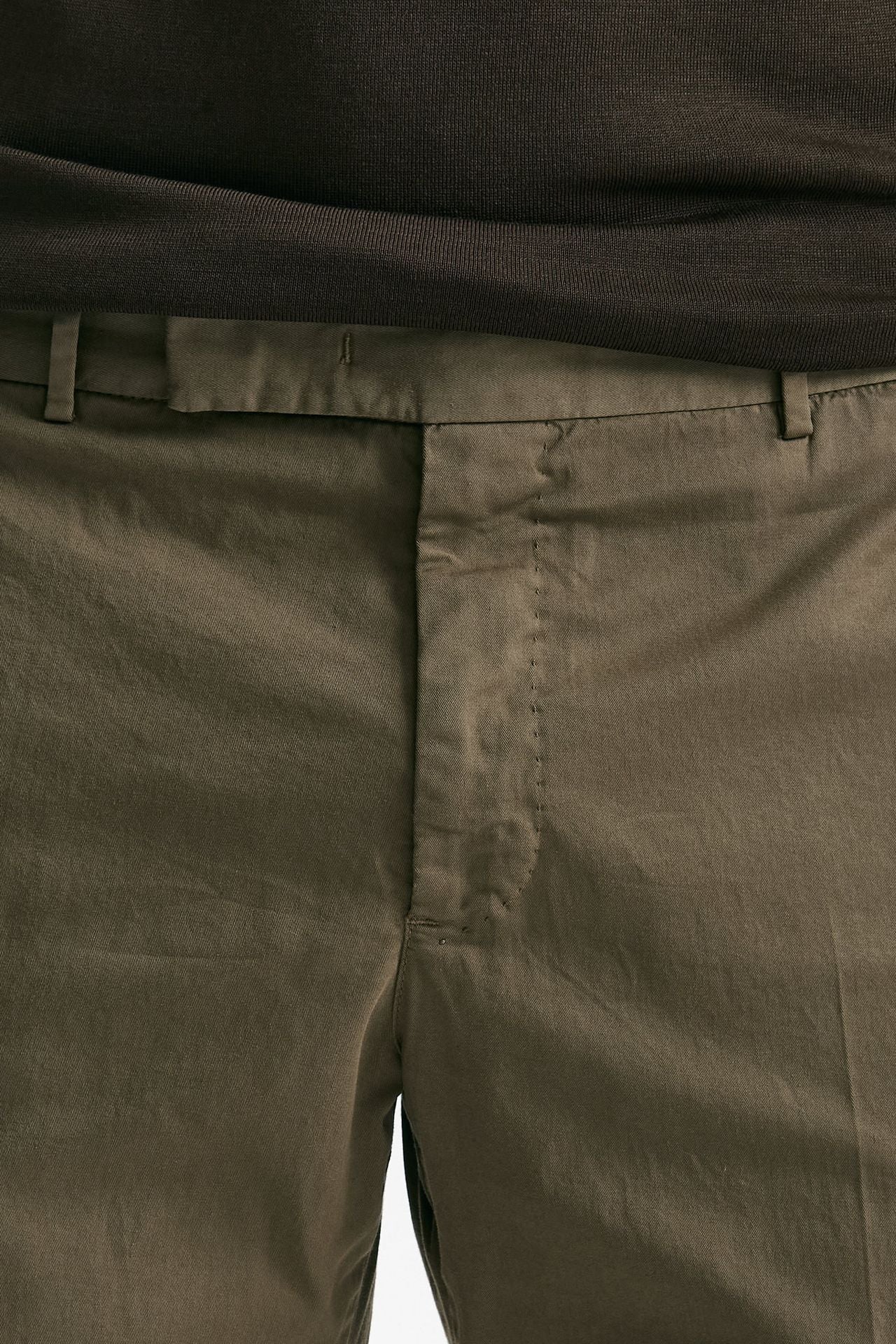 Pantalone EDGE-REBEL in cotone stretch cammello men Pt torino - 5
