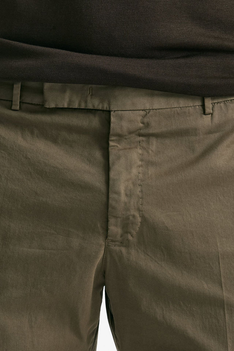 Pantalone EDGE-REBEL in cotone stretch cammello men Pt torino - 5