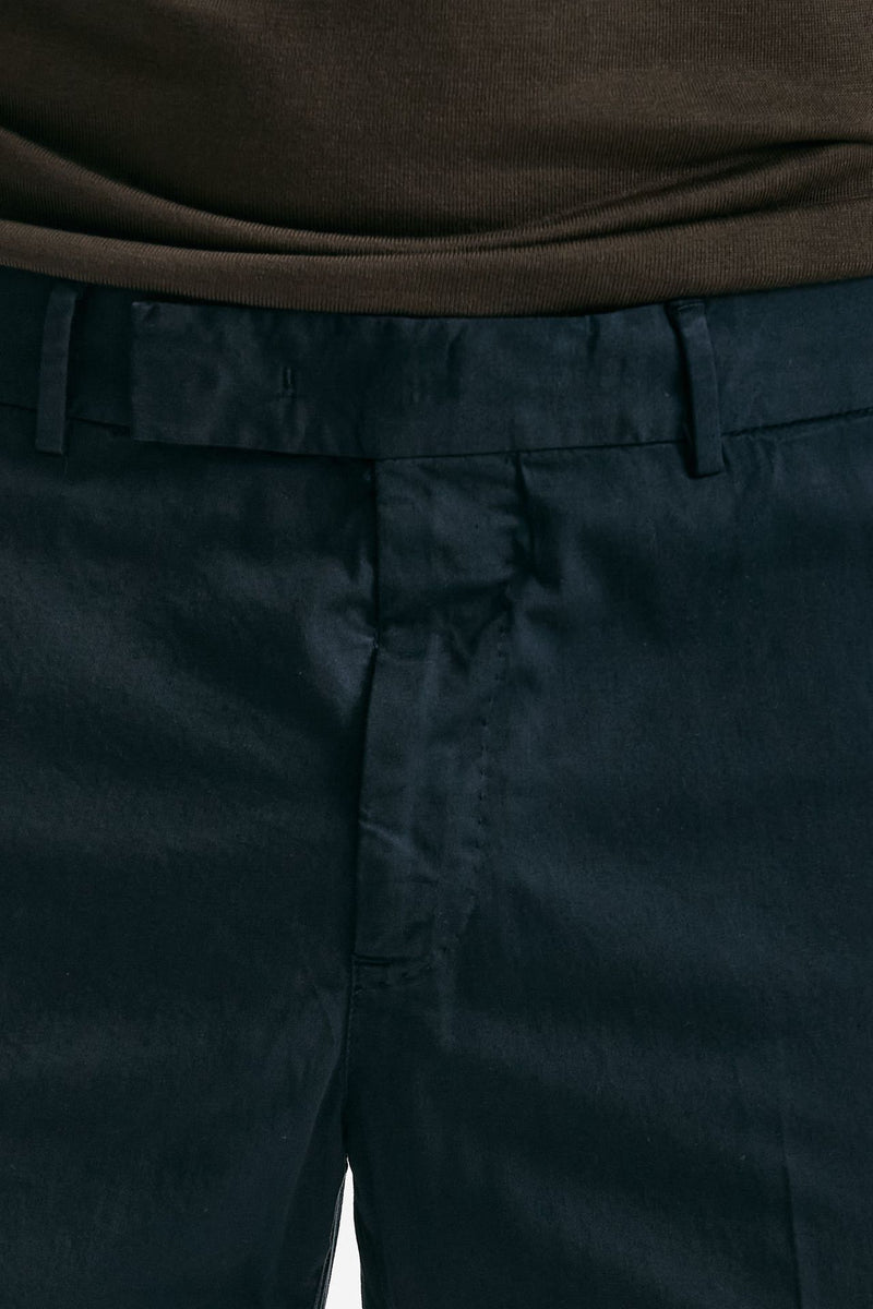 Pantalone EDGE-REBEL in cotone stretch blu men Pt torino - 5
