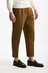 Pantalone REWORKED- CARROT in lino e cotone bruciato men Pt torino - 3
