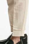 Pantalone REWORKED- CARROT in lino e cotone panna men Pt torino - 5
