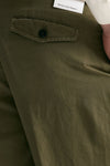 Pantalone REWORKED- CARROT in lino e cotone verde men Pt torino - 7