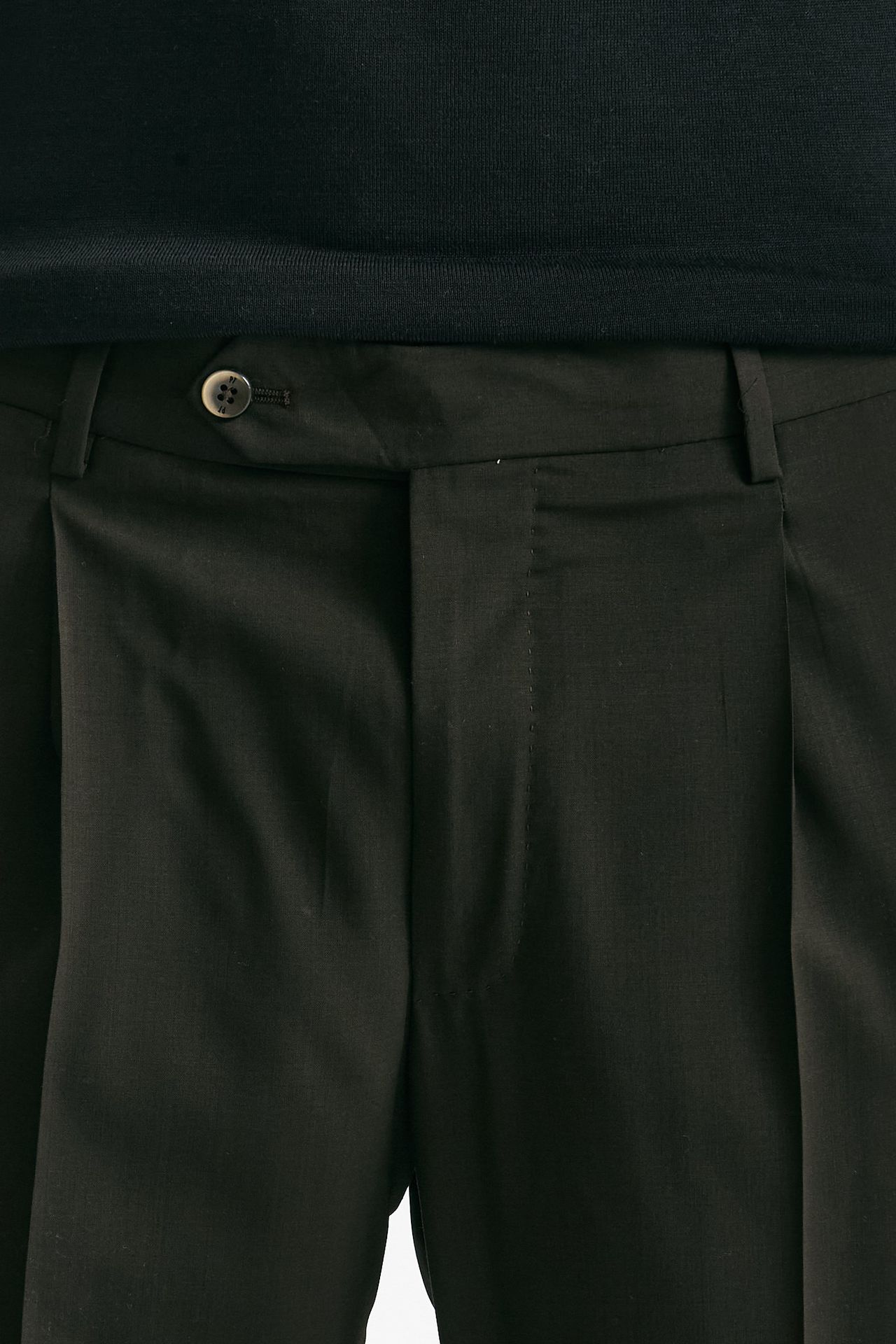 Pantalone in lana ferma UNION marrone men Pt torino - 5