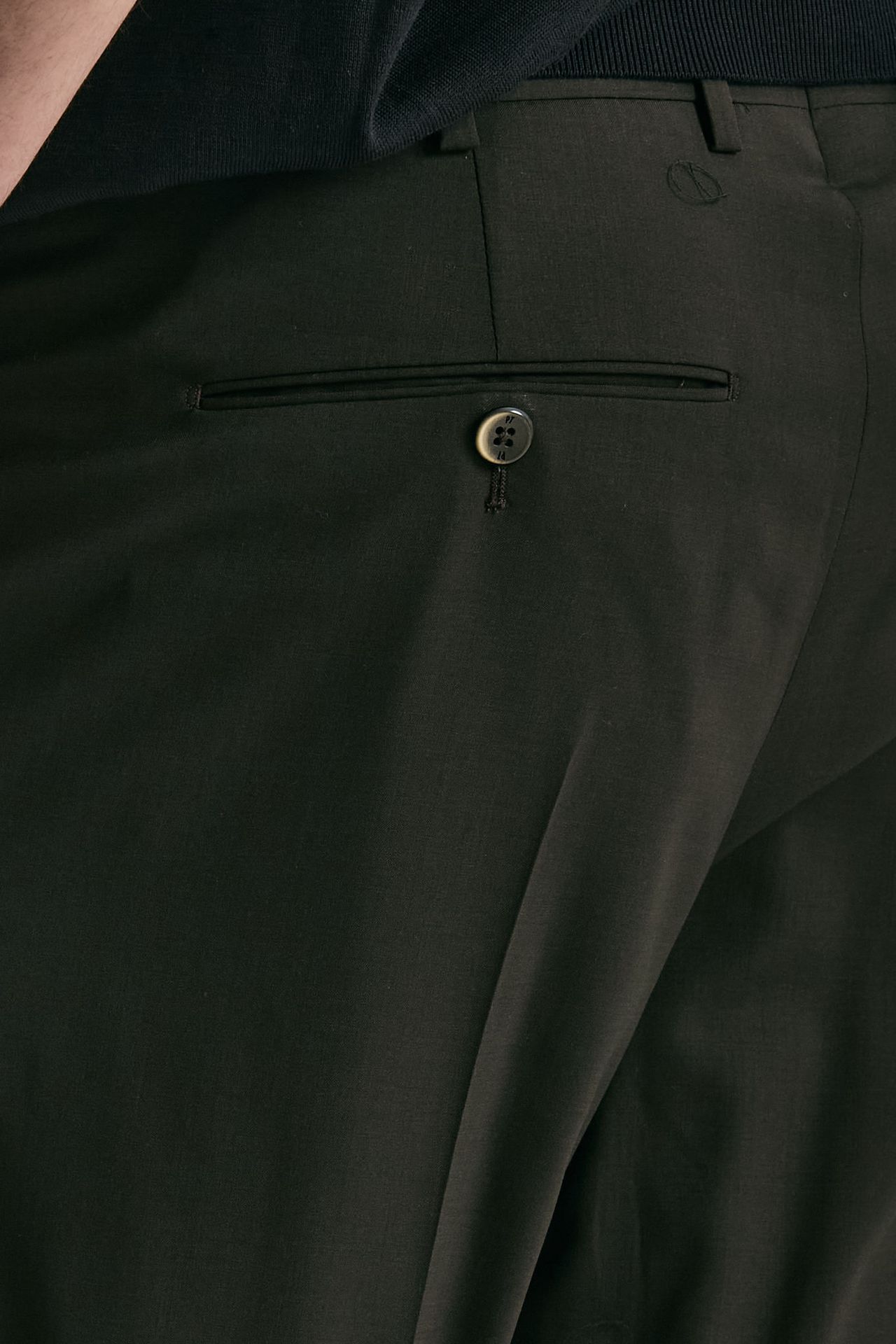 Pantalone in lana ferma UNION marrone men Pt torino - 7