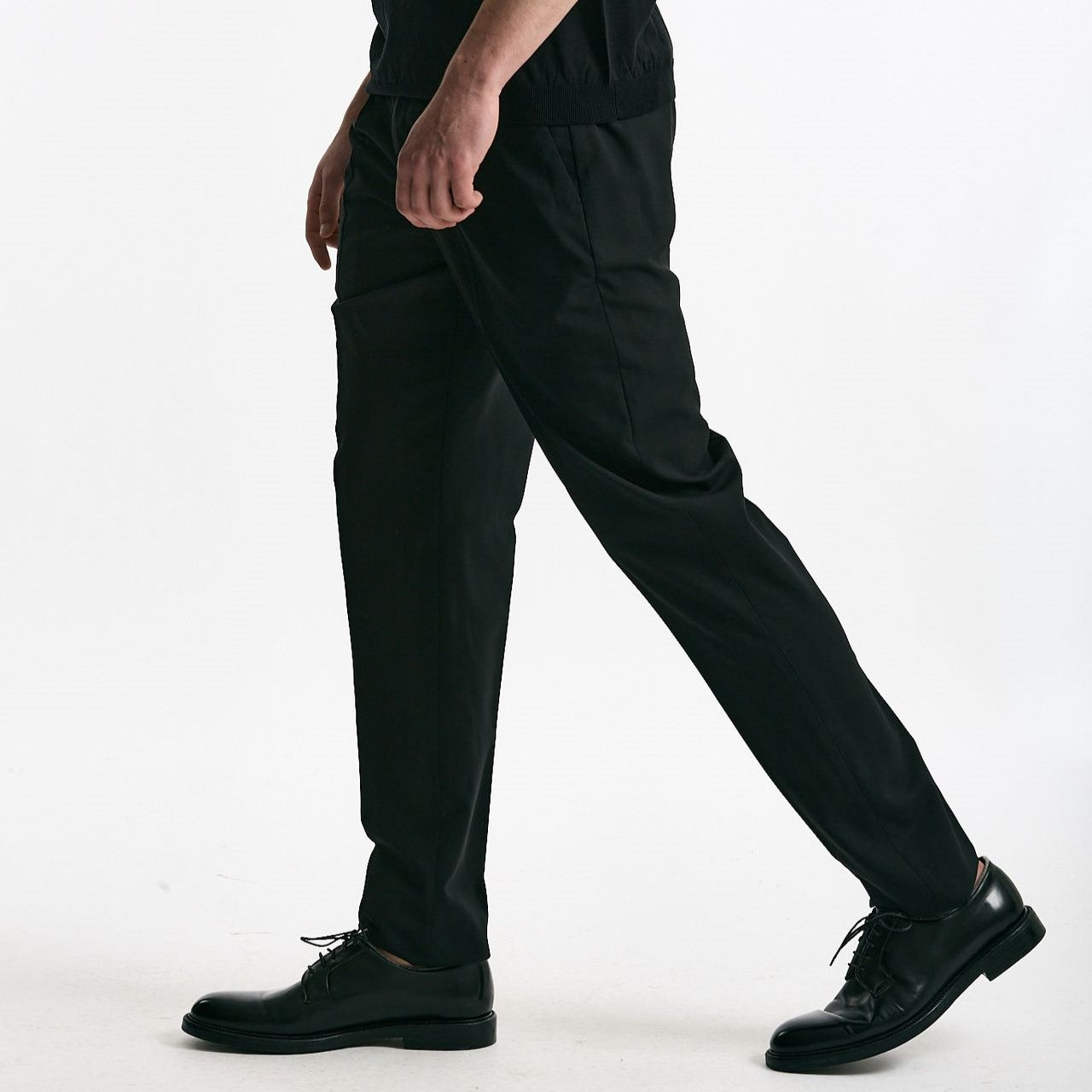 Pantalone in lana ferma UNION nero men Pt torino - 8