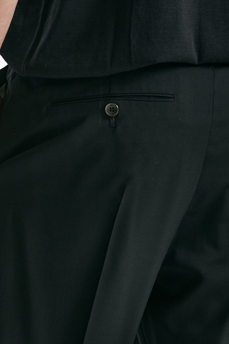 Pantalone in lana ferma UNION nero men Pt torino - 7
