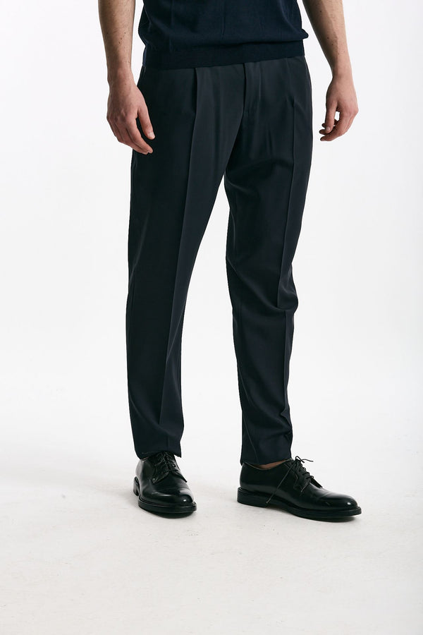 Pantalone in lana ferma UNION blu men Pt torino