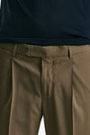 Pantalone in lana ferma UNION cammello men Pt torino - 5