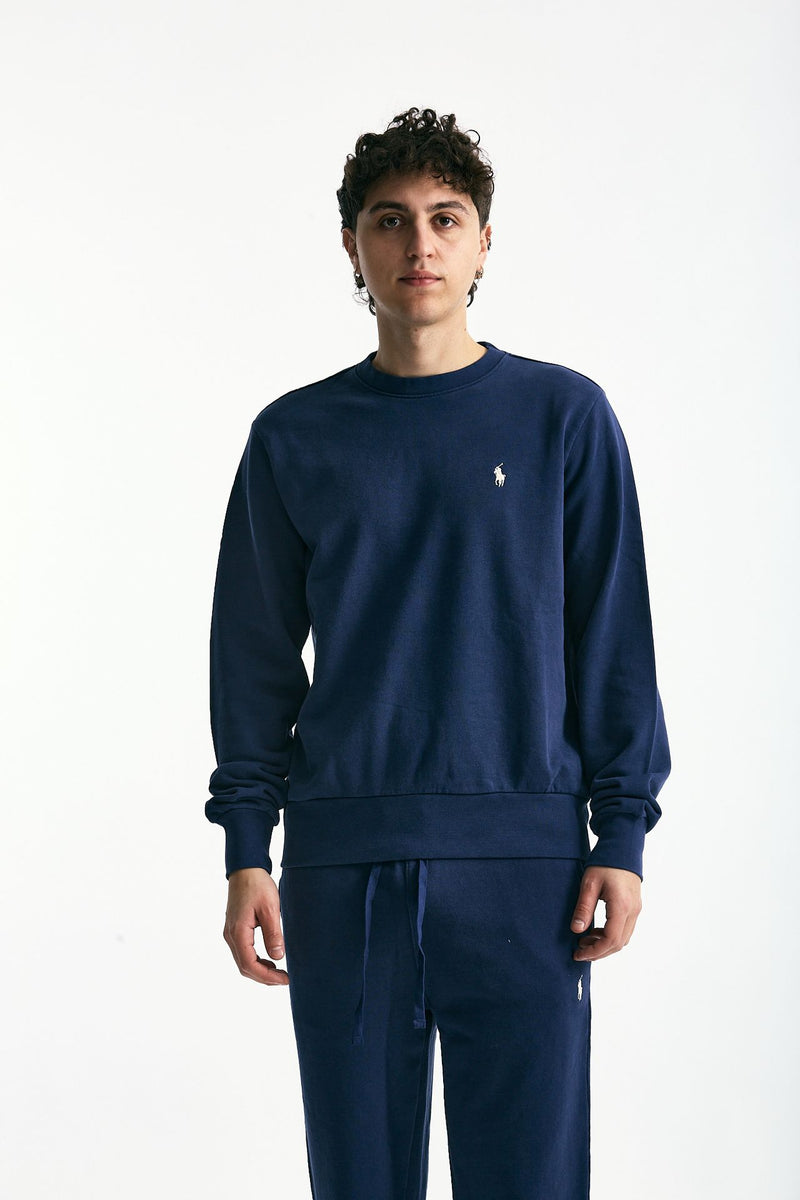 Felpa in cotone lavato blu men Polo ralph lauren - 3