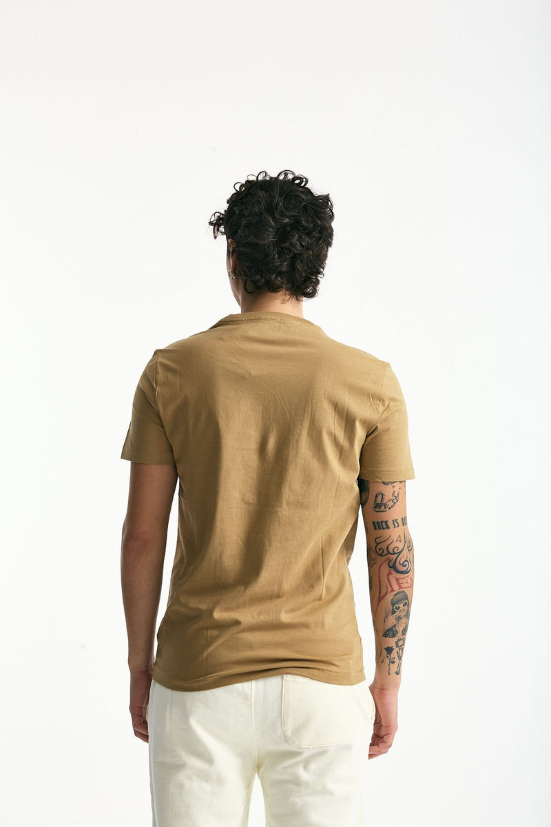 T-shirt Custom Slim-Fit in cotone beige men Polo ralph lauren - 3