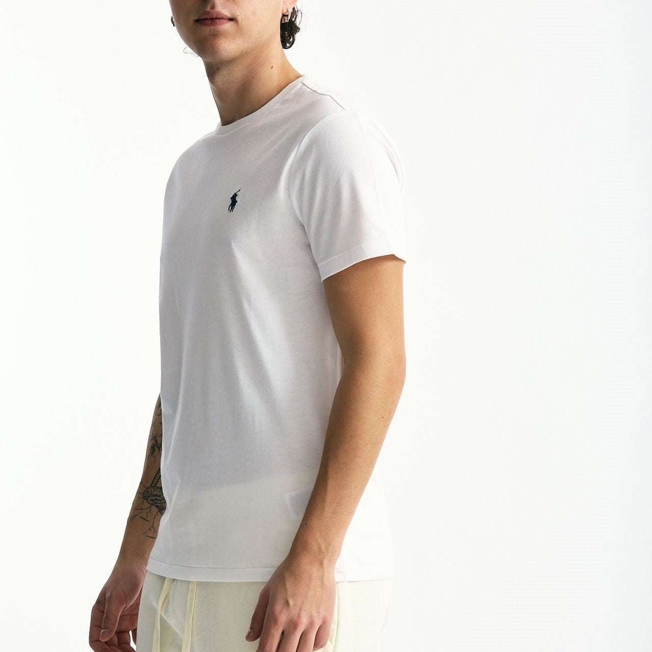 T-shirt Custom Slim-Fit in cotone bianco men Polo ralph lauren - 6