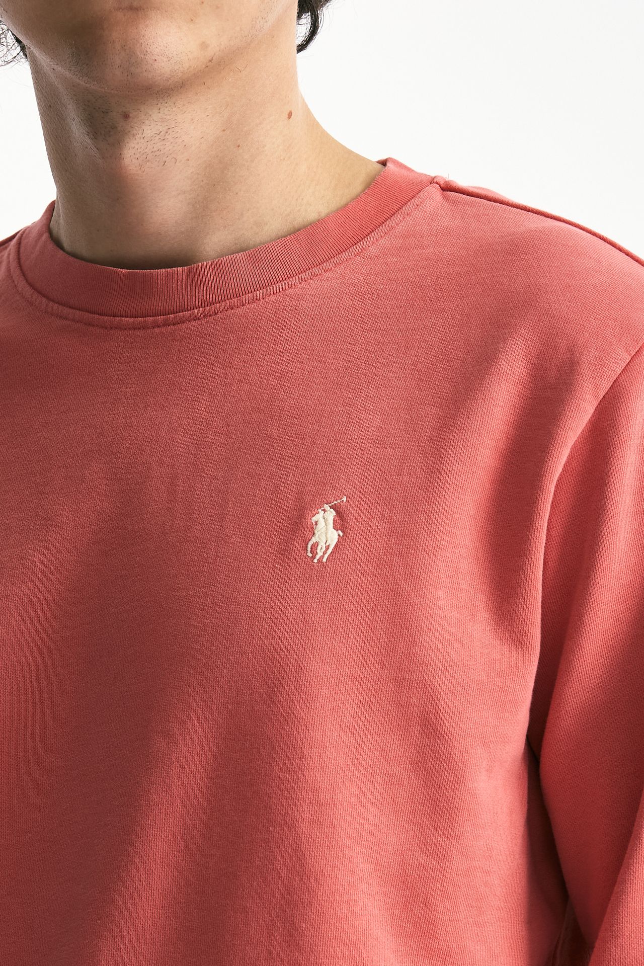 Felpa in cotone lavato corallo men Polo ralph lauren - 5