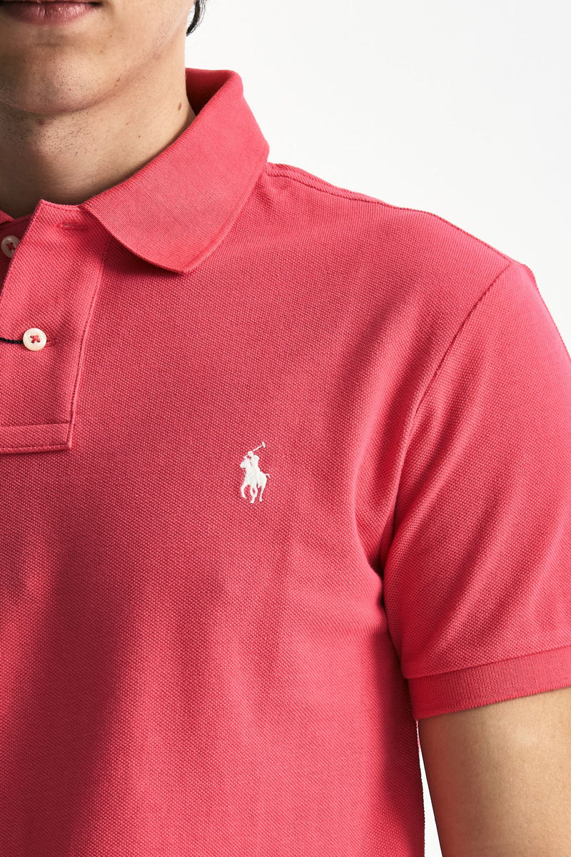 Polo Slim-Fit in cotone piquet fucsia men Polo ralph lauren - 5