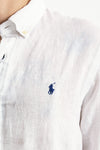 Camicia in lino bianco men Polo ralph lauren - 5