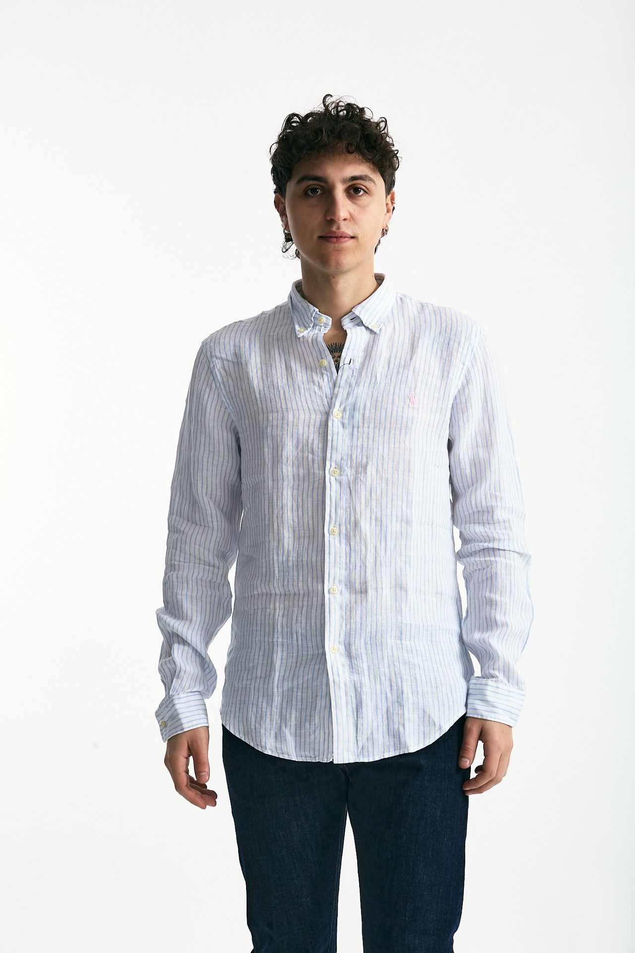 Camicia in lino rigata men Polo ralph lauren - 2
