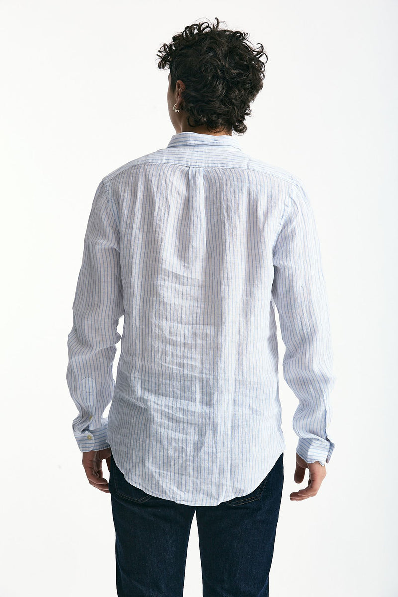 Camicia in lino rigata men Polo ralph lauren - 4