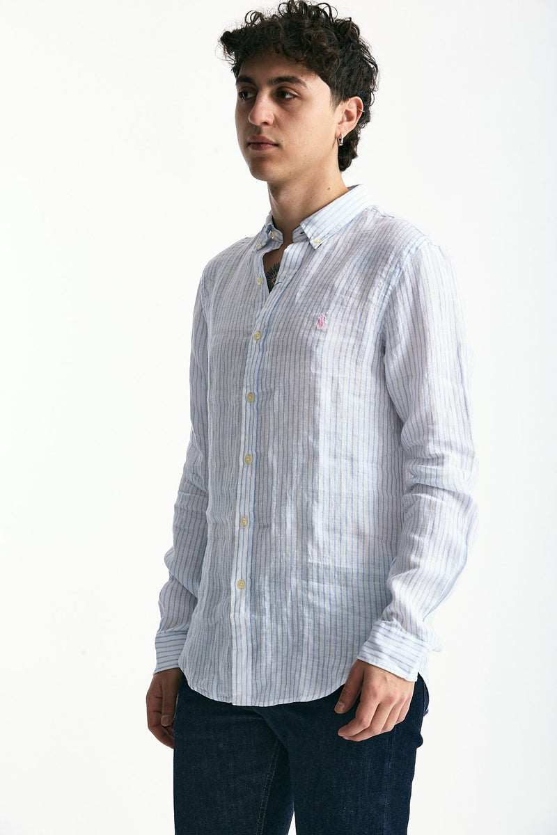 Camicia in lino rigata men Polo ralph lauren - 1