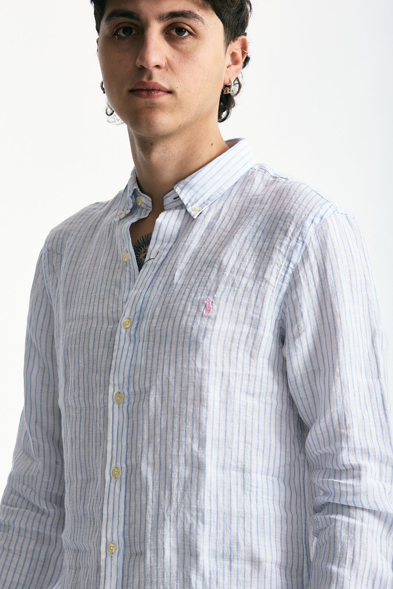 Camicia in lino rigata men Polo ralph lauren - 5