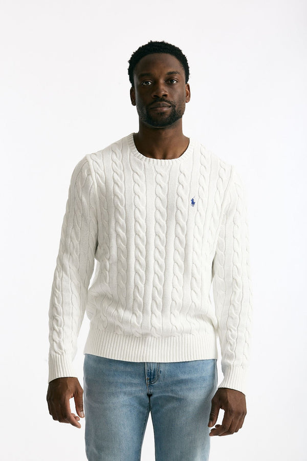 Maglia in cotone bianco men Polo ralph lauren