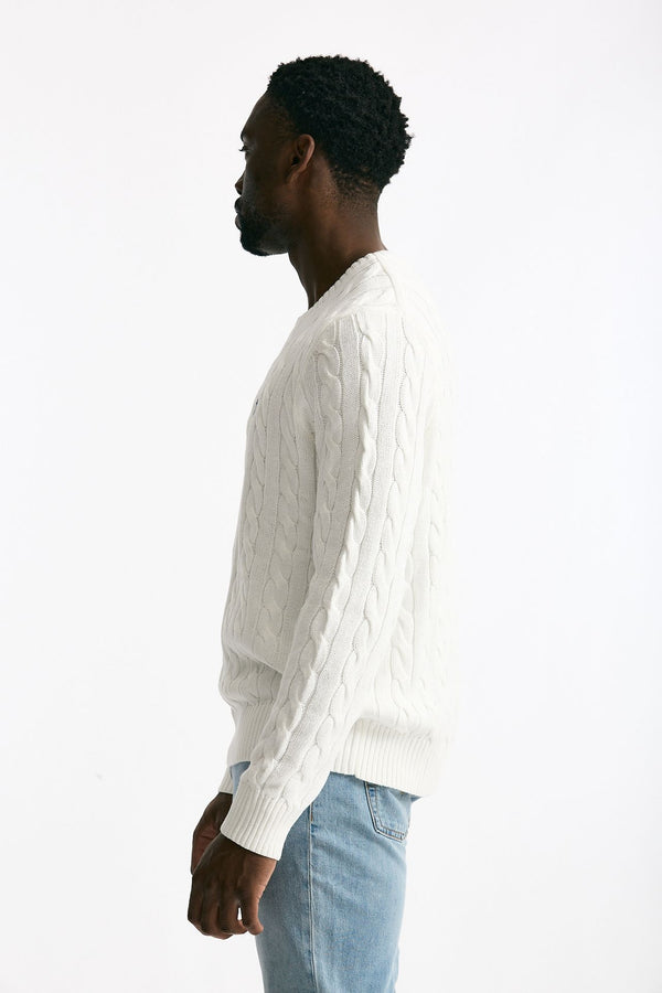 Maglia in cotone bianco men Polo ralph lauren