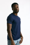 T-shirt Custom Slim-Fit in cotone blu men Polo ralph lauren - 4