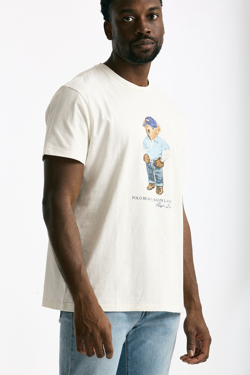 T-shirt classic fit in cotone bianco men Polo ralph lauren - 1