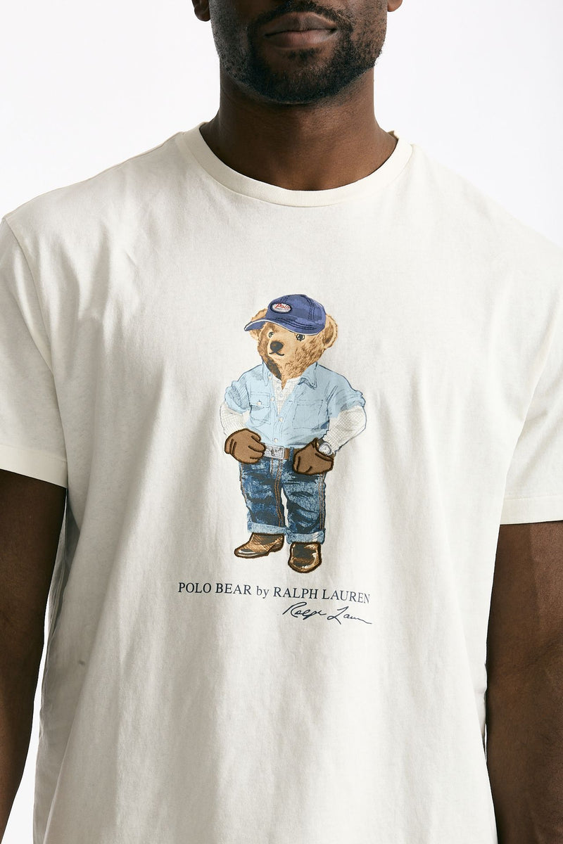 T-shirt classic fit in cotone bianco men Polo ralph lauren - 5
