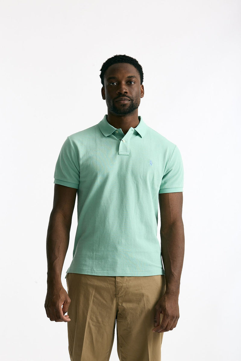 Polo in cotone piquet verde acqua men Polo ralph lauren - 1