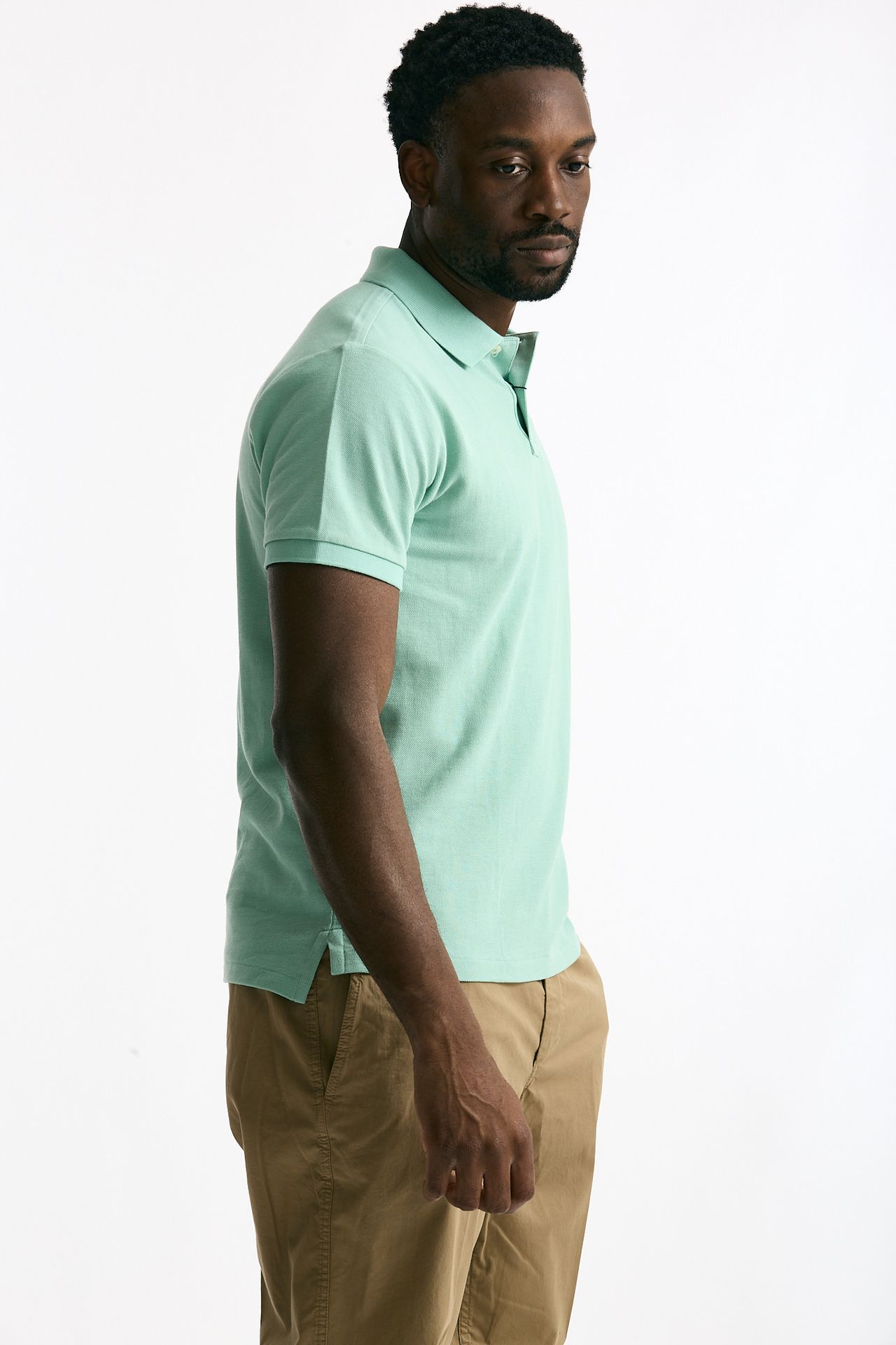 Polo in cotone piquet verde acqua men Polo ralph lauren - 4