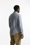 Camicia in lino rigato blu e bianco men Polo ralph lauren - 3