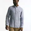 Camicia in lino rigato blu e bianco men Polo ralph lauren - 6