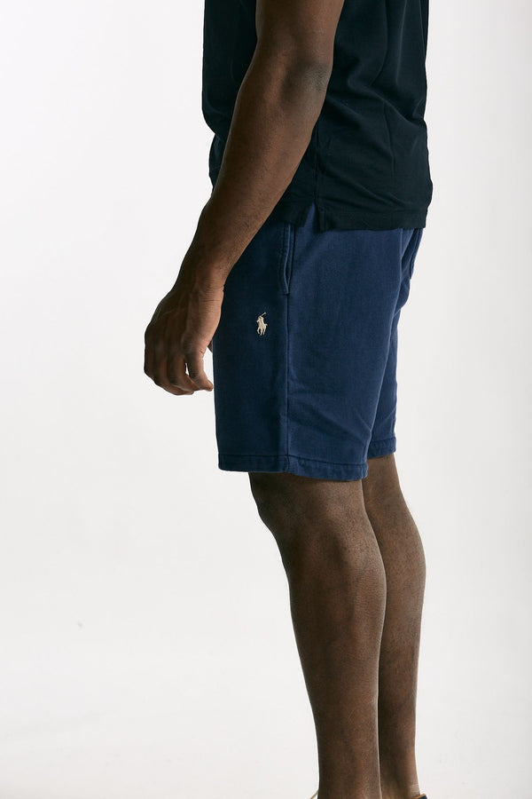 Bermuda felpa in cotone blu men Polo ralph lauren