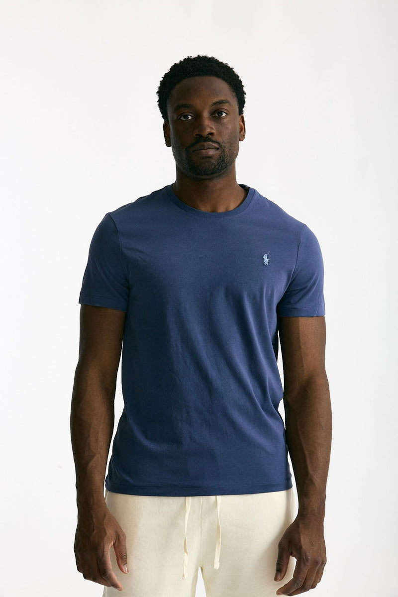 T-shirt in cotone blu chiaro men Polo ralph lauren - 1