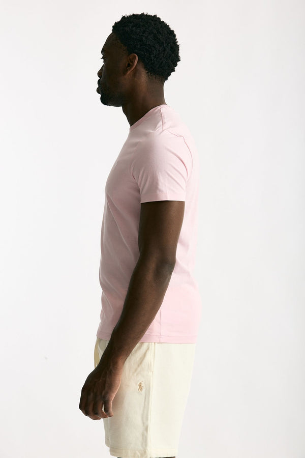 T-shirt in cotone rosa men Polo ralph lauren