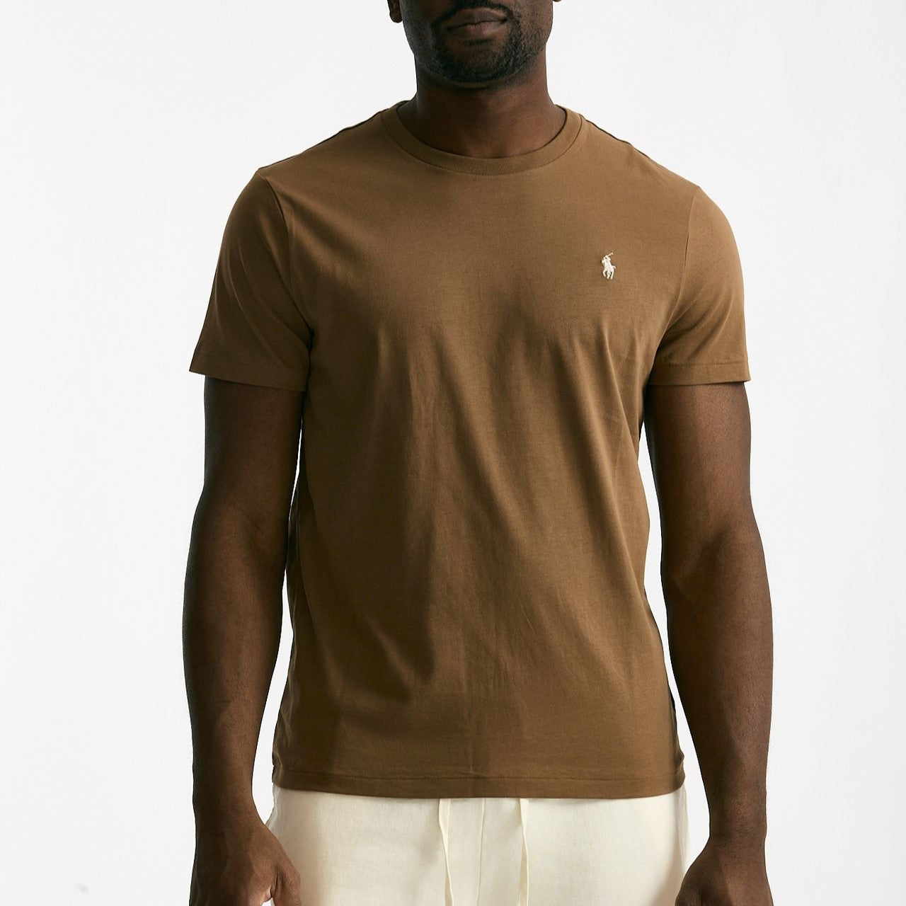 T-shirt in cotone marrone chiaro men Polo ralph lauren - 6