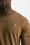 T-shirt in cotone marrone chiaro men Polo ralph lauren - 5