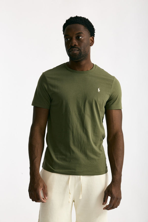 T-shirt in cotone militare men Polo ralph lauren