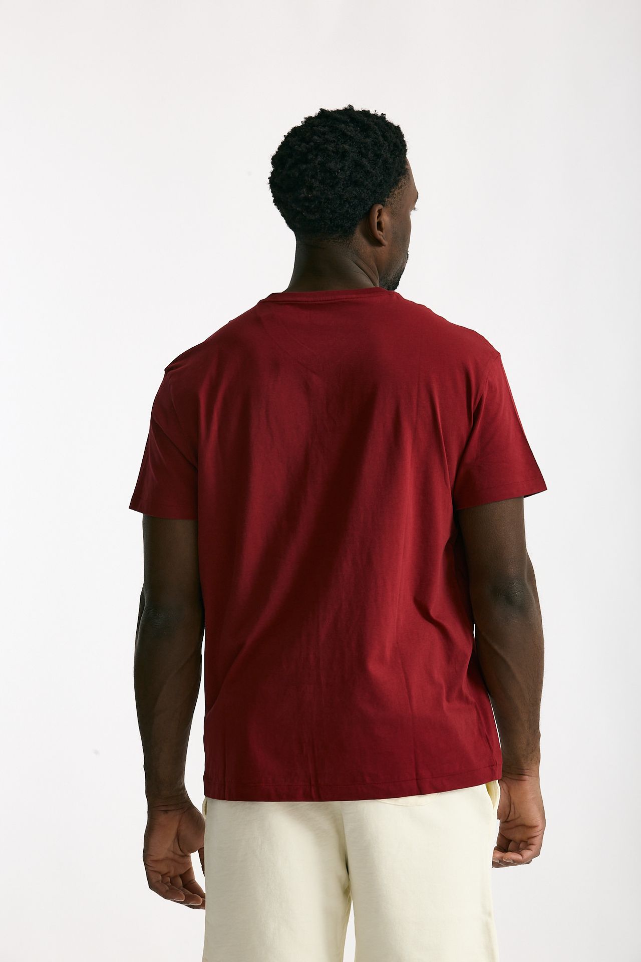 T-shirt in cotone rosso men Polo ralph lauren - 3