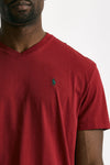 T-shirt in cotone rosso men Polo ralph lauren - 5