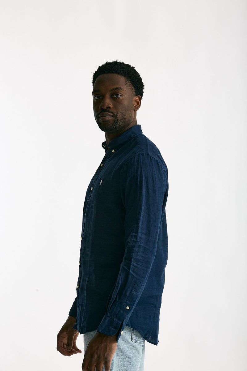 Camicia in lino blu men Polo ralph lauren - 2